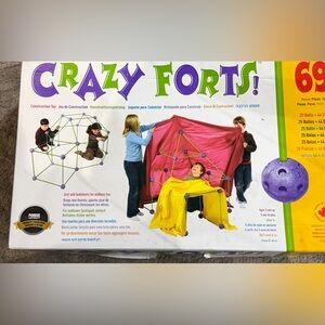 Crazy Forts Construction Toy Set Purple Balls Green Rods 2 Sets Combined